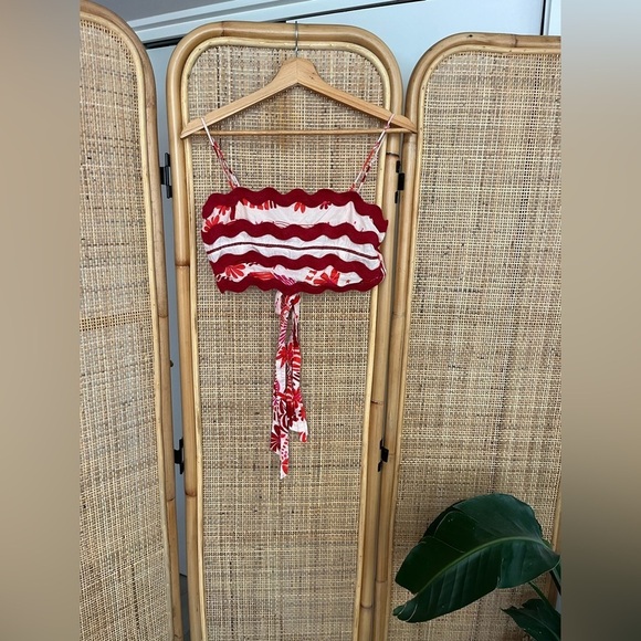 FARM Rio Tiles Printed Crop Top - Picture 7 of 12